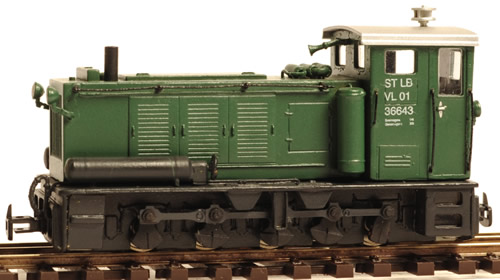 Ferro Train 200-301 - SKGBL D40 ex HF 200 D Diesel loco, green,
